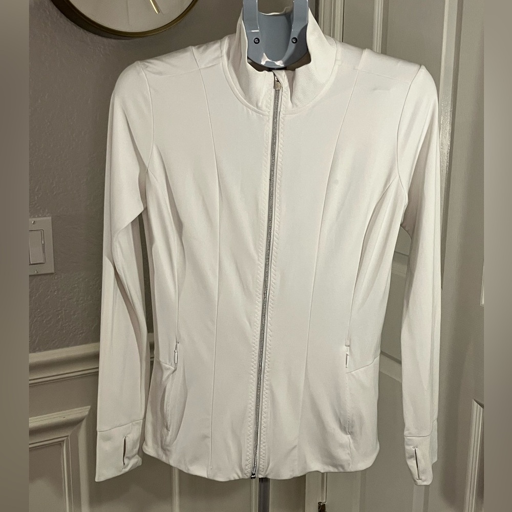 Athleta Women's White Cream Utility Jacket